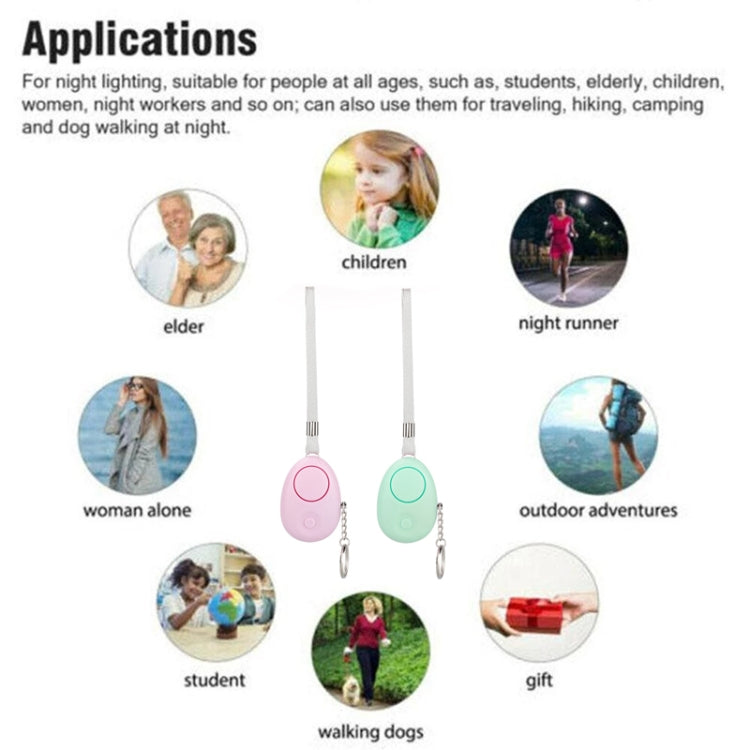 120dB Key Anti-lost Alarm Anti-wolf Alarm with LED Light 120dB Key Anti-lost Alarm Anti-wolf Alarm with LED Light